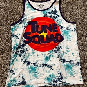 Men’s Looney Tunes, Large Size, Sleeveless tank top. Space Jam Tune Squad.